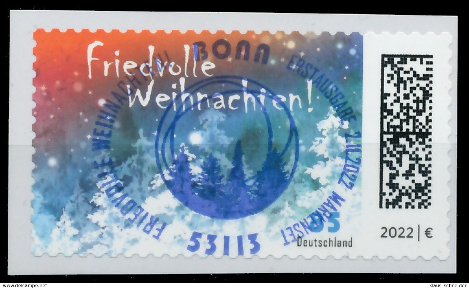 BRD BUND 2022 Nr 3730f ESST Zentrisch Gestempelt X558226 - Used Stamps