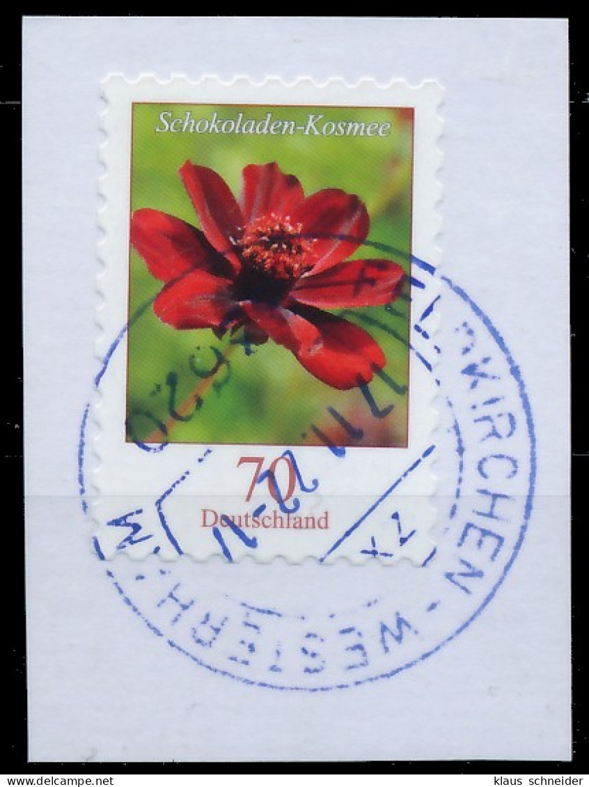 BRD BUND DS BLUMEN Nr 3197 Zentrisch Gestempelt Briefstück X55827A - Gebraucht