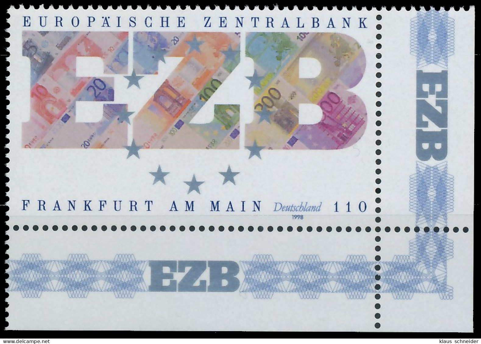 BRD BUND 1998 Nr 2000 Postfrisch ECKE-URE X55829E - Unused Stamps