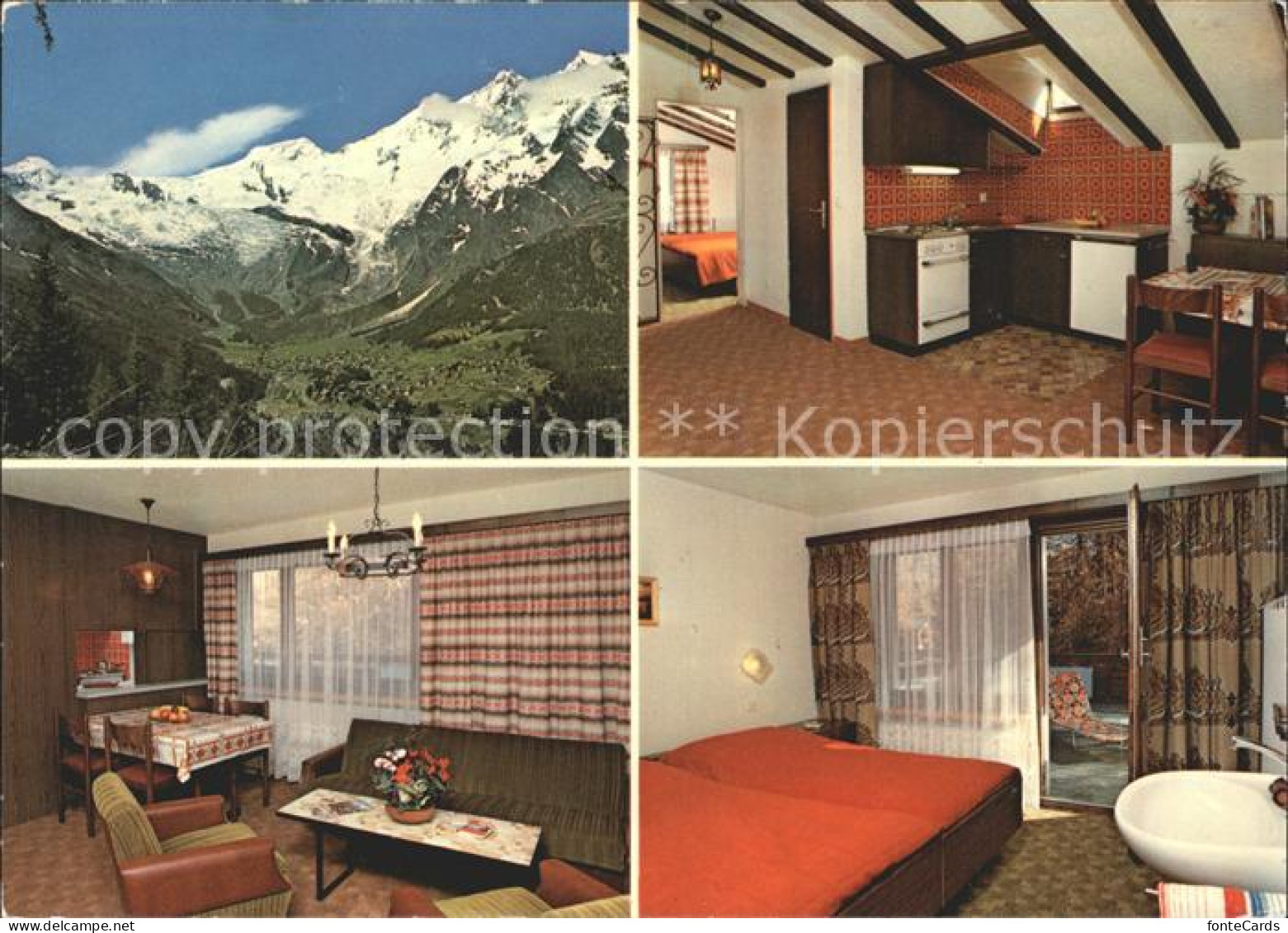 11877244 Saas-Fee Panorama Chalet Am Vogelwald Gastraum Zimmer Saas-Fee - Other & Unclassified