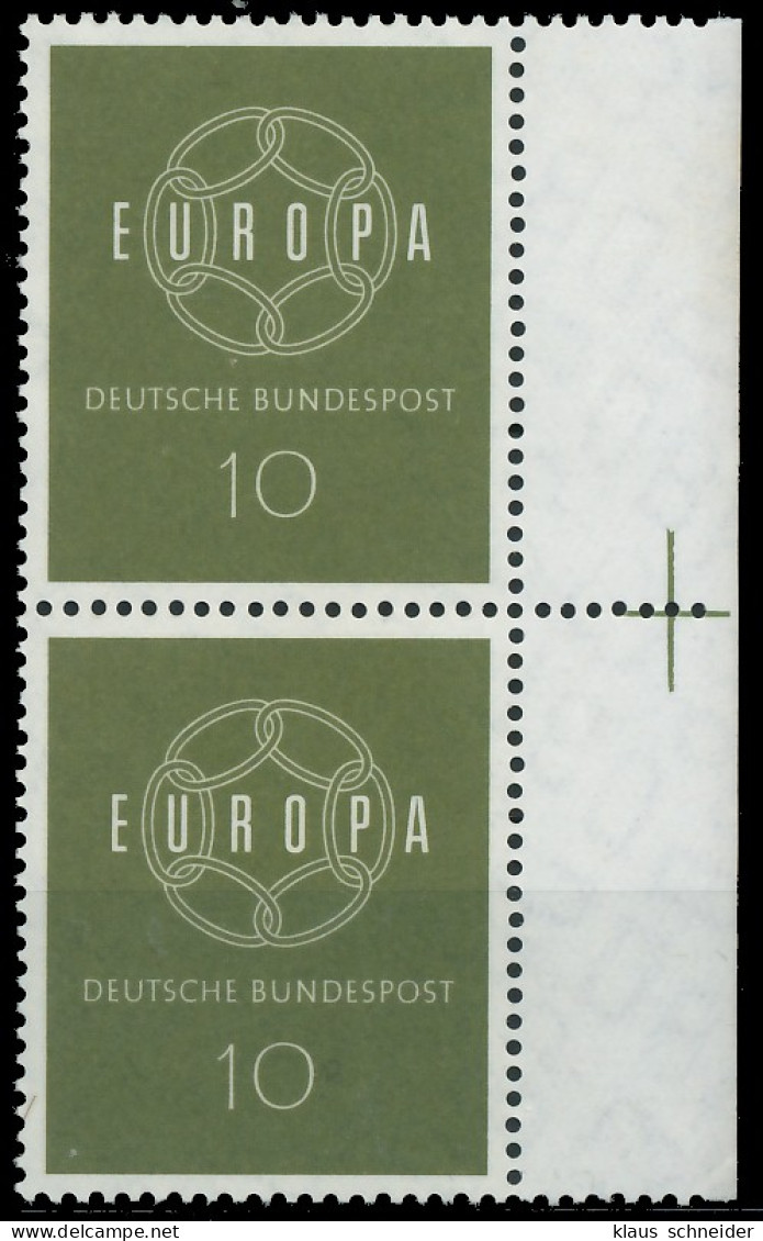 BRD BUND 1959 Nr 320 Postfrisch SENKR PAAR X558366 - Neufs