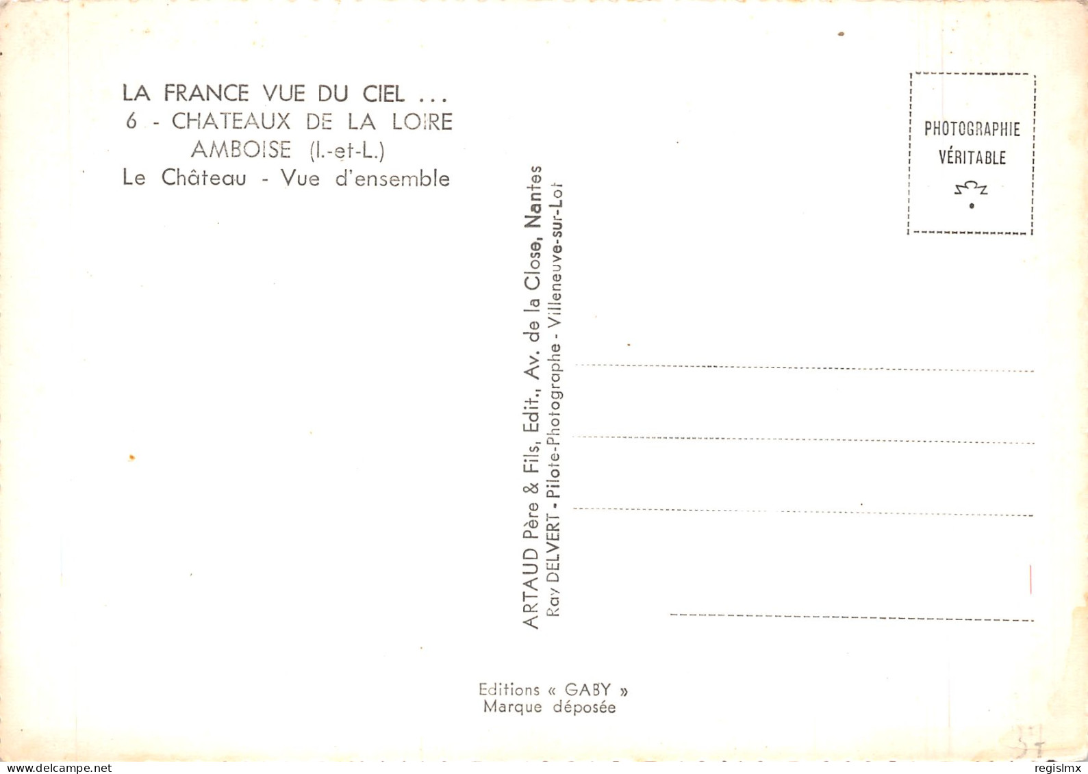 37-AMBOISE LE CHATEAU-N°2106-B/0047 - Amboise