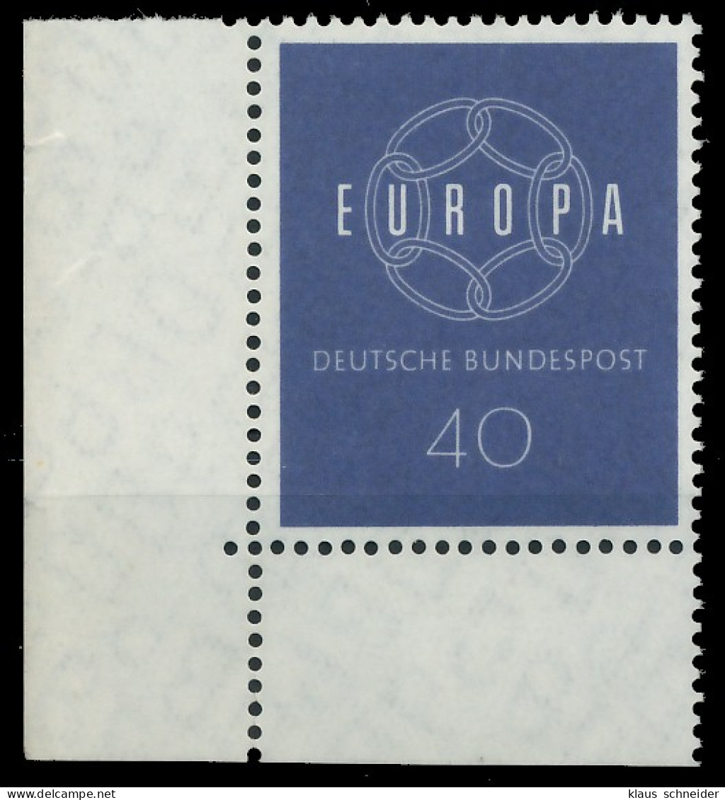 BRD BUND 1959 Nr 321 Postfrisch ECKE-ULI X55838A - Neufs