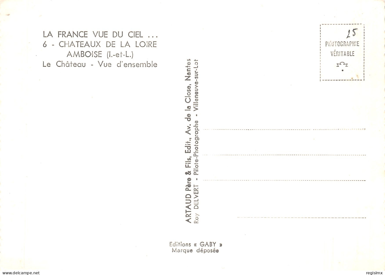 37-AMBOISE LE CHATEAU-N°2106-B/0045 - Amboise
