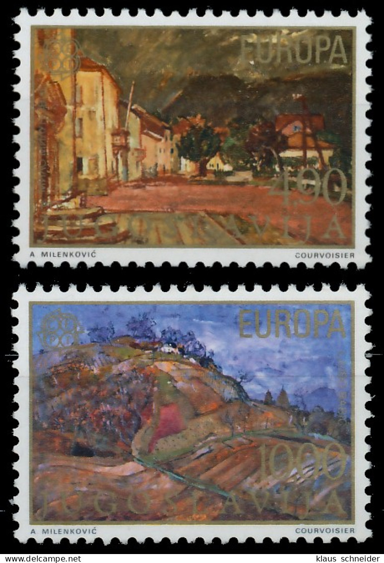 JUGOSLAWIEN 1977 Nr 1684-1685 Postfrisch S1774CE - Ungebraucht