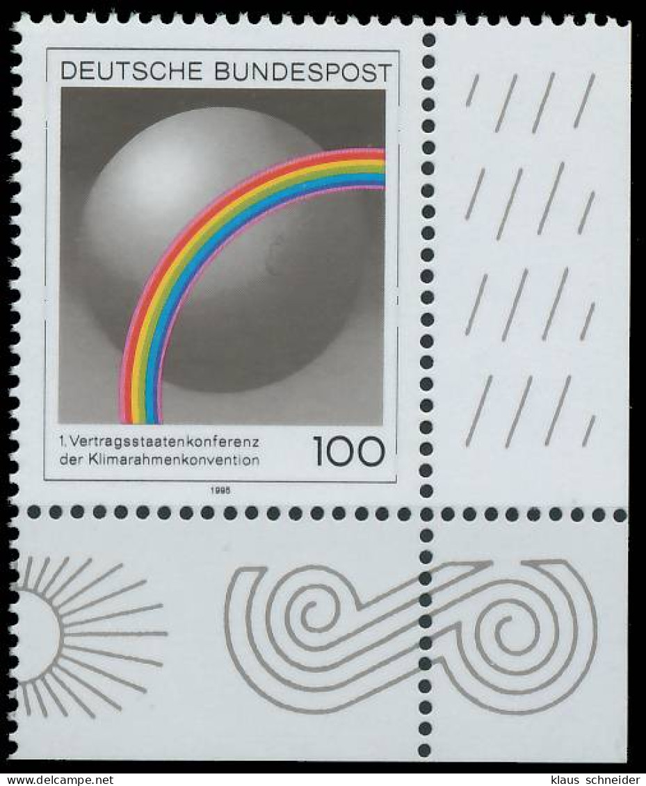 BRD BUND 1995 Nr 1785 Postfrisch ECKE-URE X56B0AA - Unused Stamps