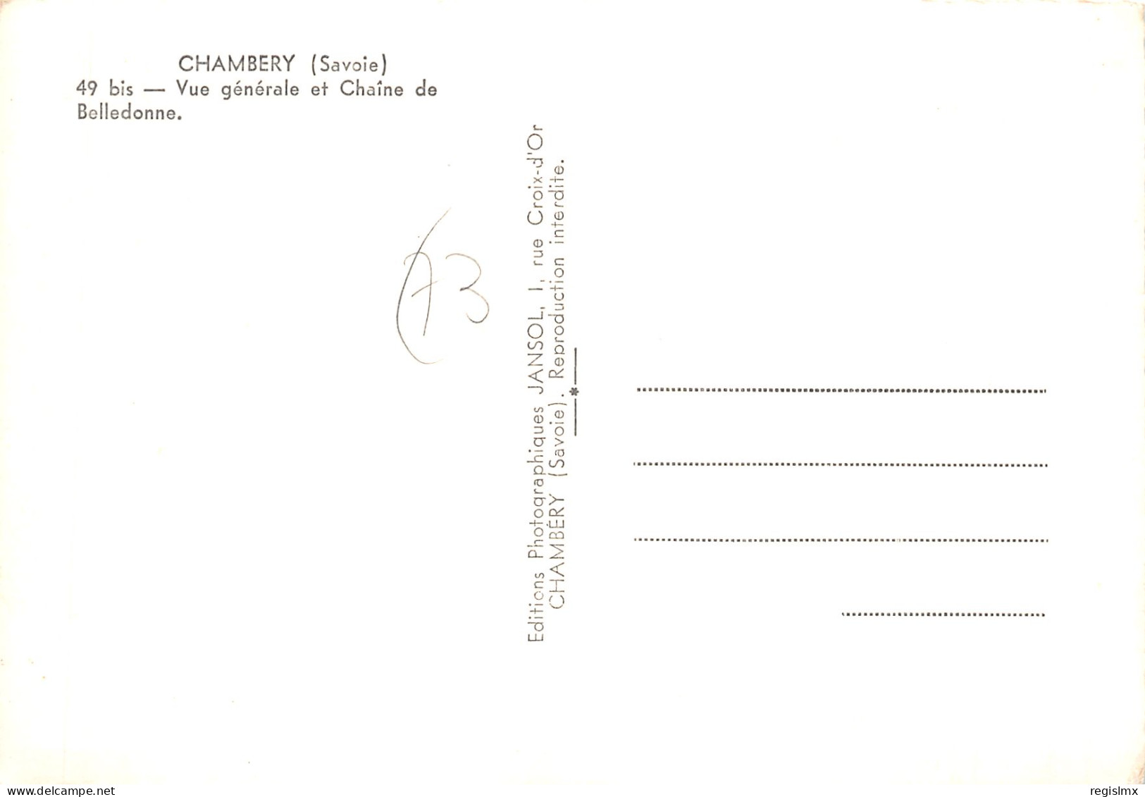 73-CHAMBERY-N°2106-A/0015 - Chambery