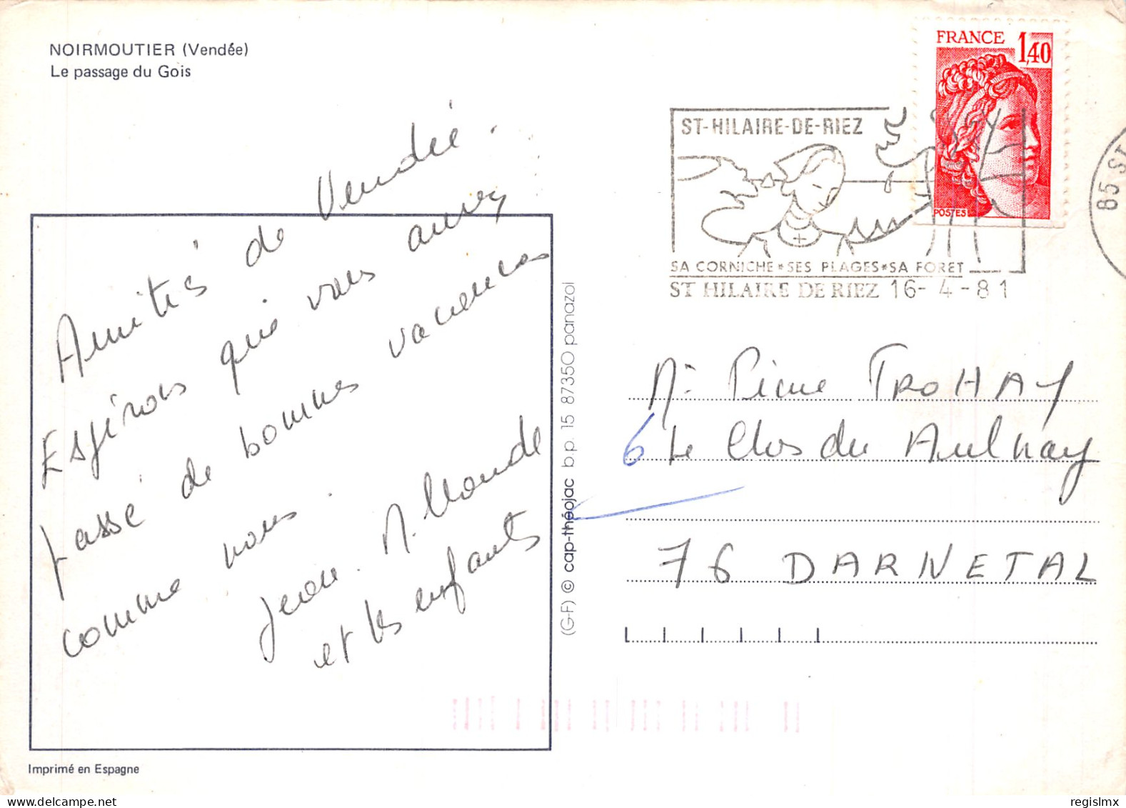 85-NOIRMOUTIER PASSAGE DU GOIS-N°2107-A/0155 - Noirmoutier