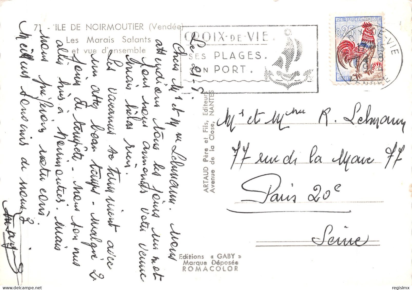 85-NOIRMOUTIER MARAIS SALANTS-N°2107-A/0141 - Noirmoutier