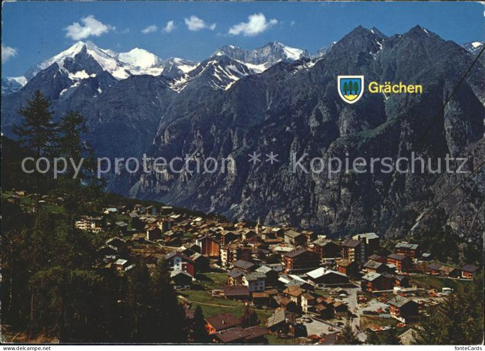 11877192 Graechen VS Weisshorn Brunegghorn Bishorn Barrhoerner Graechen - Other & Unclassified