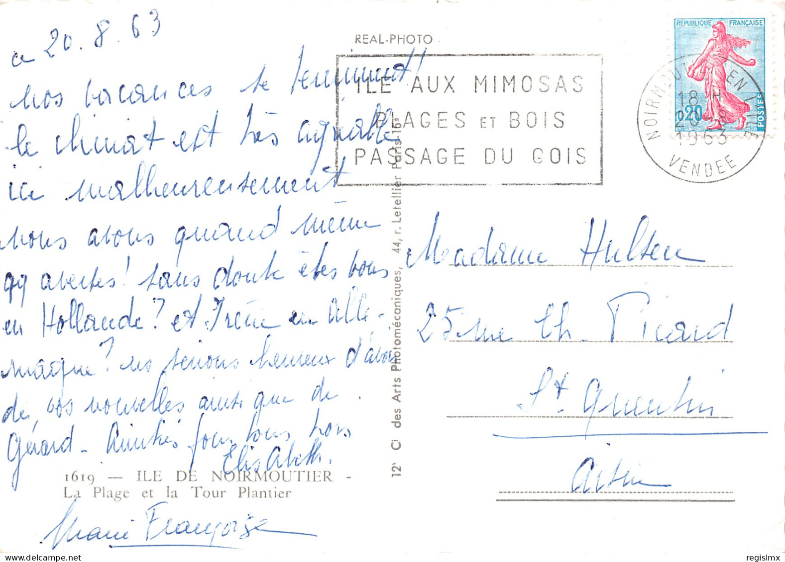 85-NOIRMOUTIER PLAGE ET TOUR PLANTIER-N°2107-A/0033 - Noirmoutier