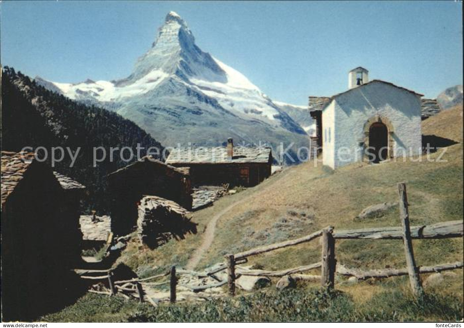 11877183 Zermatt VS Findelen Mit Matterhorn  - Otros & Sin Clasificación