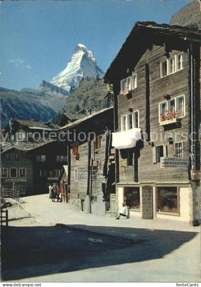 11877182 Zermatt VS Dorfpartie Mit Matterhorn  - Other & Unclassified