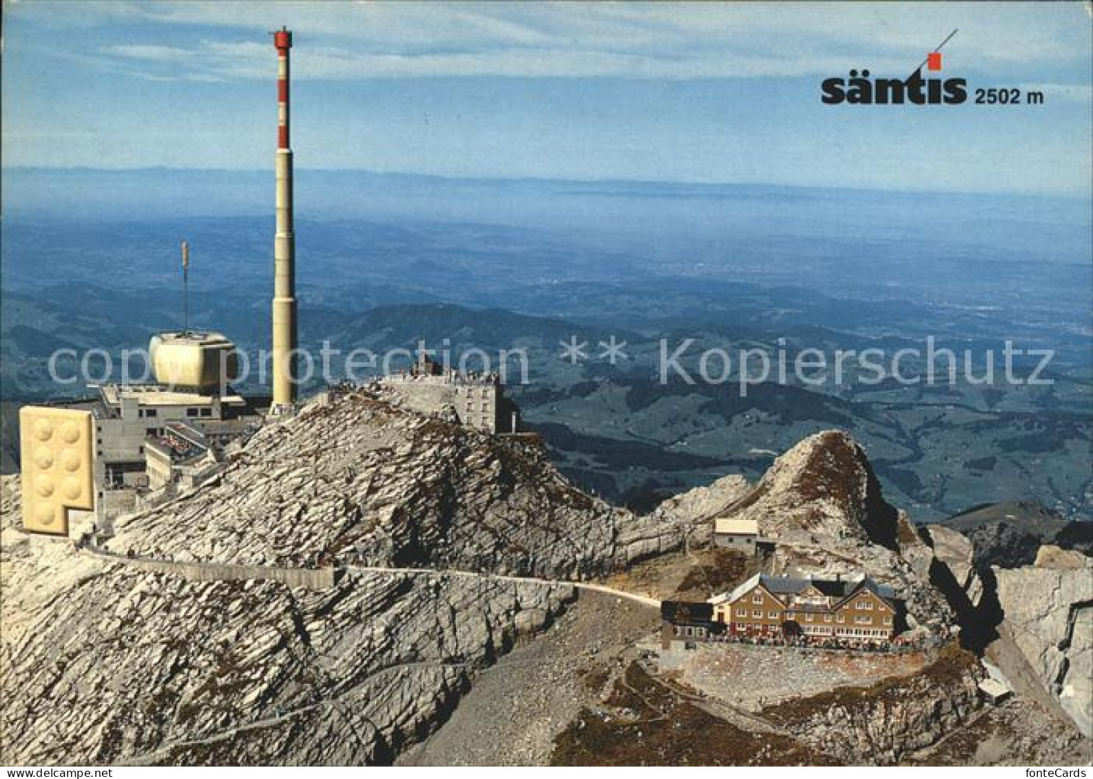 11877161 Saentis AR Fliegeraufnahme Mit St Galler Fuerstenland Und Thurgau Saent - Sonstige & Ohne Zuordnung