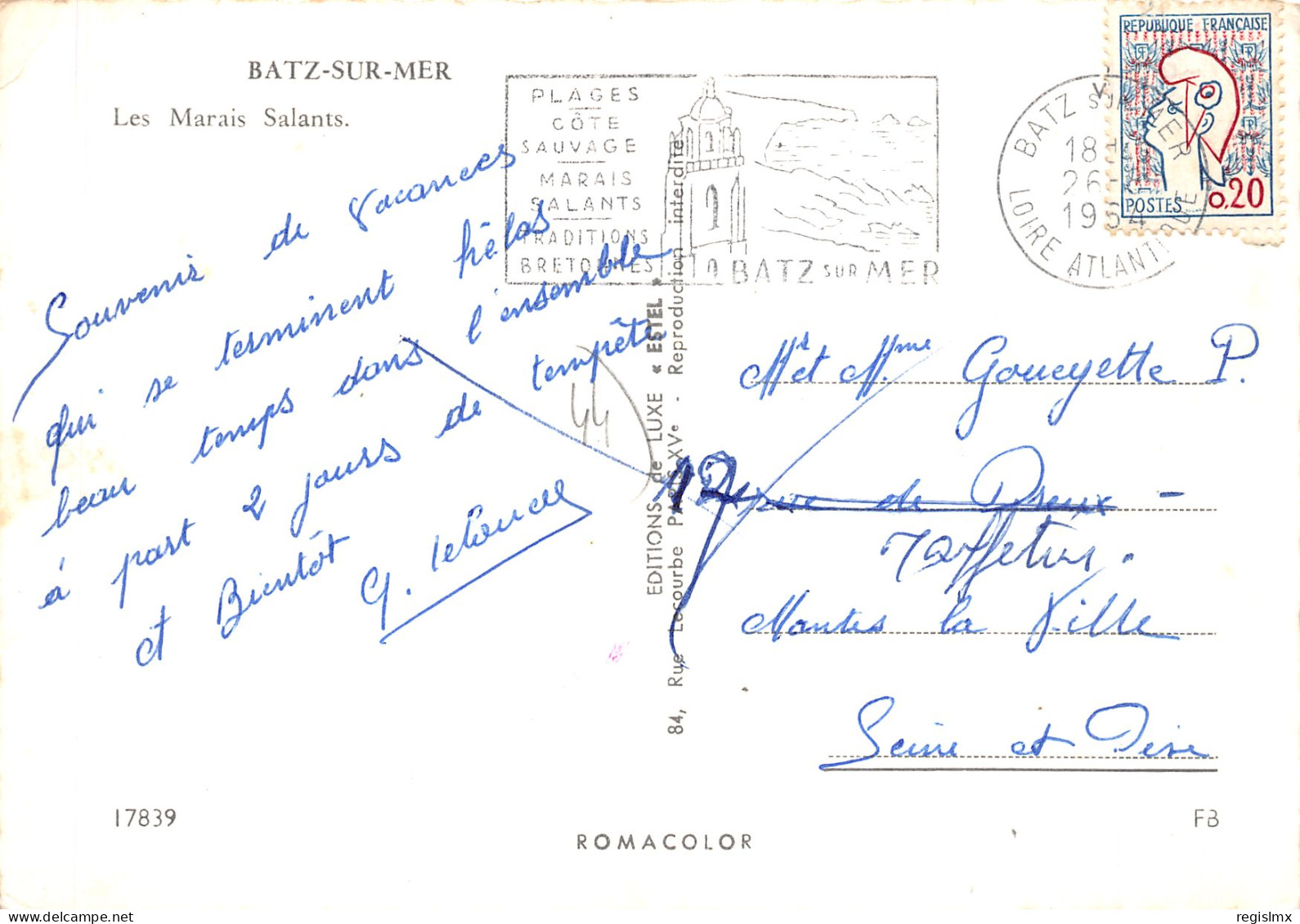 44-BATZ SUR MER-N°2107-D/0013 - Batz-sur-Mer (Bourg De B.)