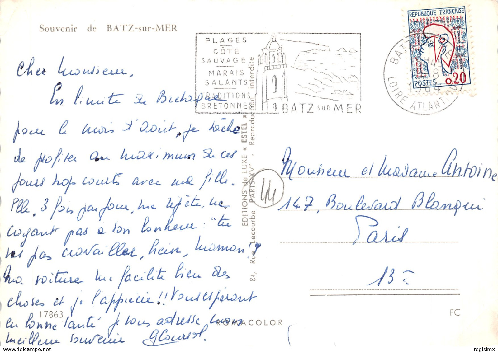 44-BATZ SUR MER-N°2107-D/0001 - Batz-sur-Mer (Bourg De B.)