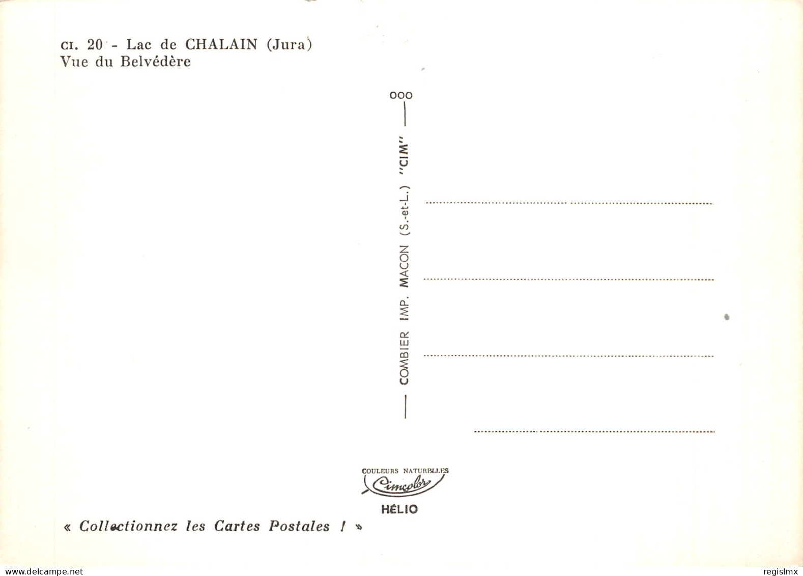 39-CHALAIN LE LAC-N°2107-C/0319 - Other & Unclassified