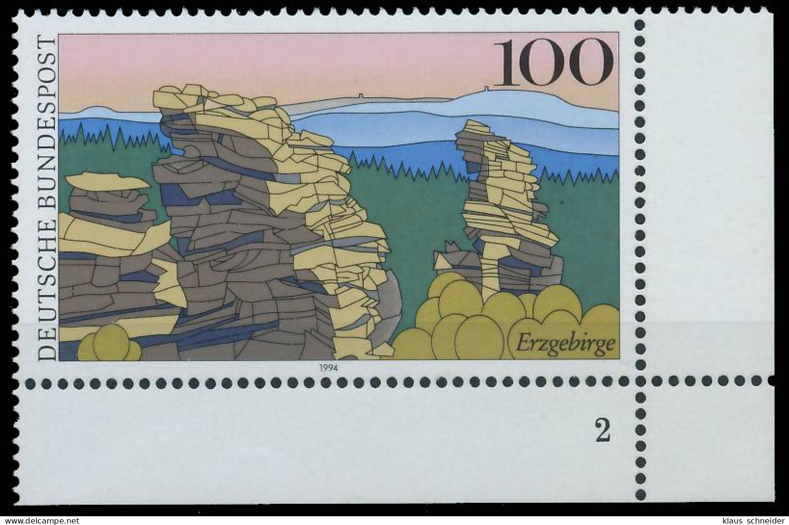 BRD BUND 1994 Nr 1743 Postfrisch FORMNUMMER 2 X56F45E - Unused Stamps