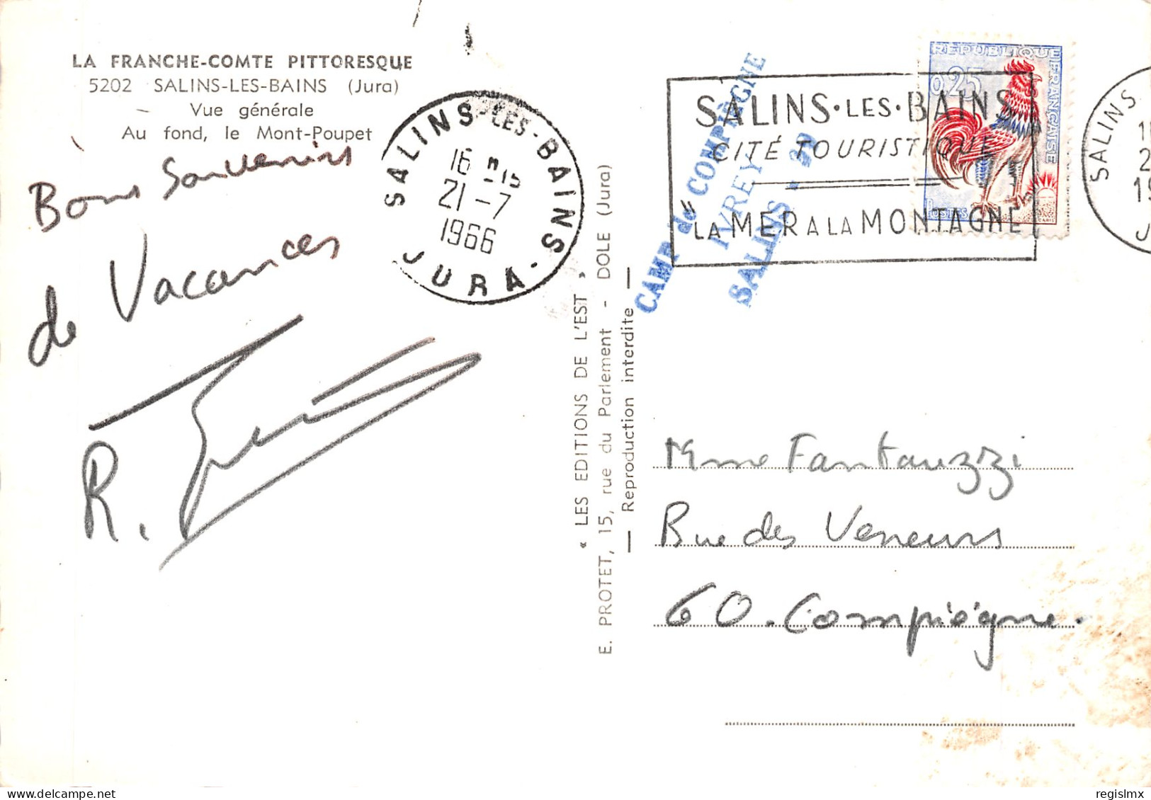 39-SALINS LES BAINS-N°2107-C/0209 - Other & Unclassified