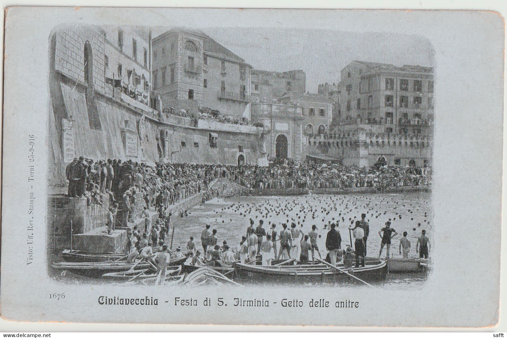 AK Civitavecchia, Festa Di S. Firminia - Civitavecchia