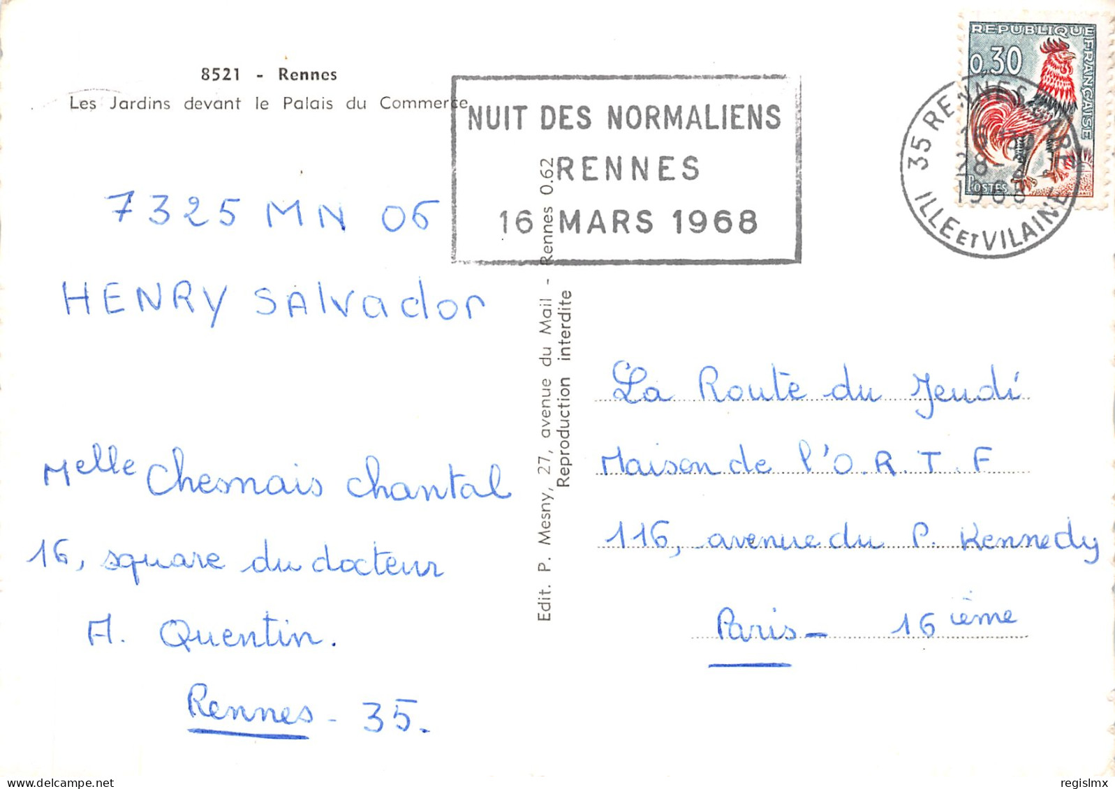 35-RENNES-N°2107-B/0233 - Rennes
