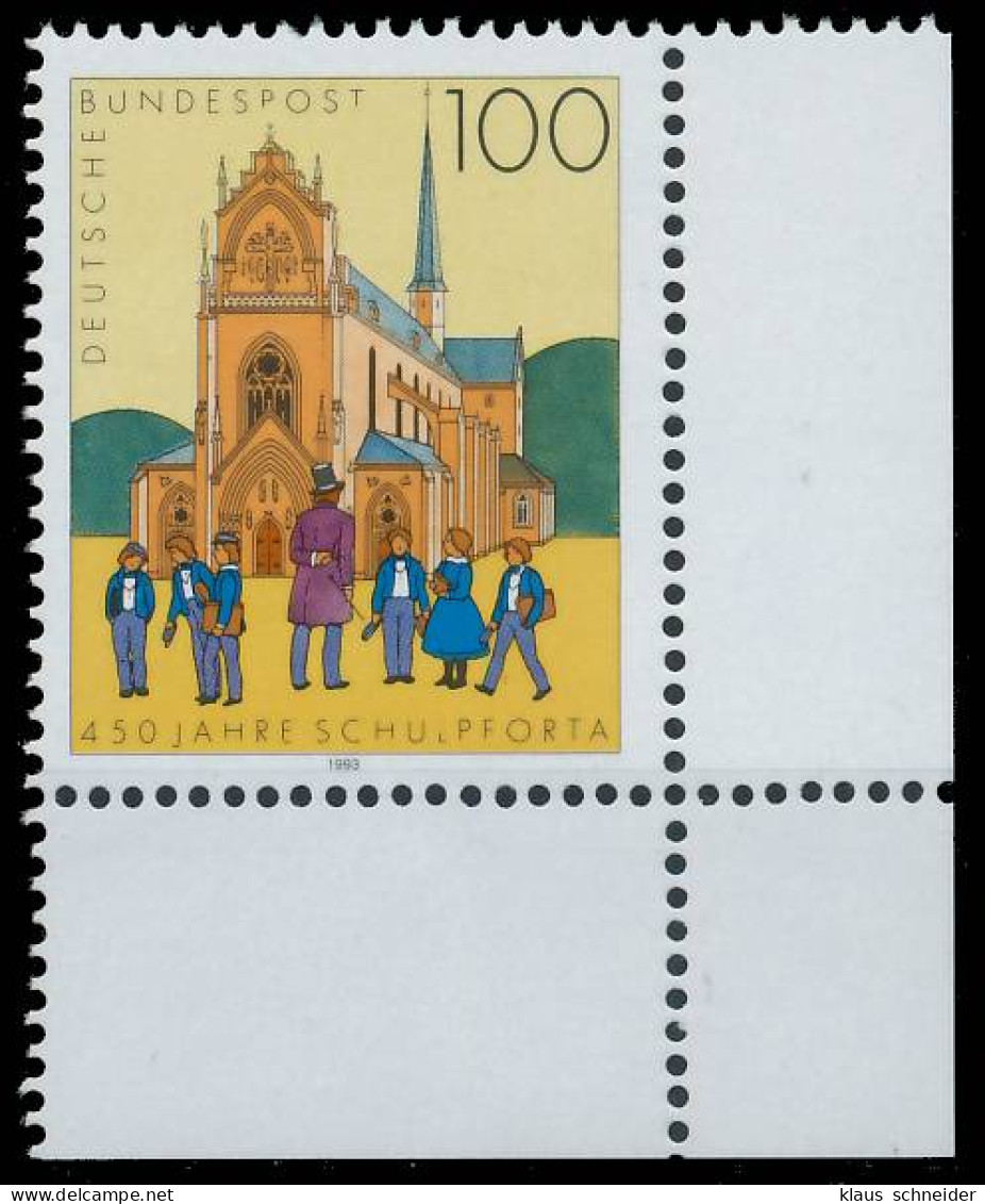 BRD BUND 1993 Nr 1675 Postfrisch ECKE-URE X56F7B2 - Unused Stamps