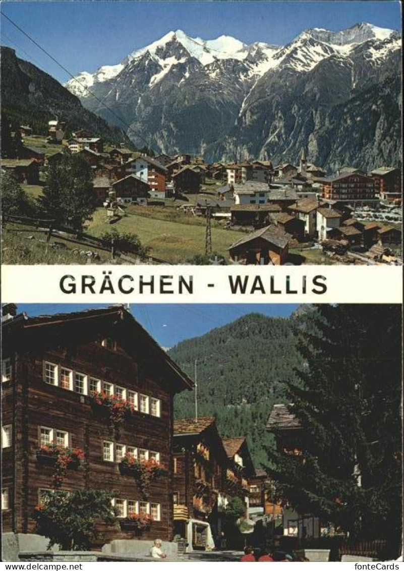 11875560 Graechen VS Orts Und Teilansicht Graechen - Otros & Sin Clasificación