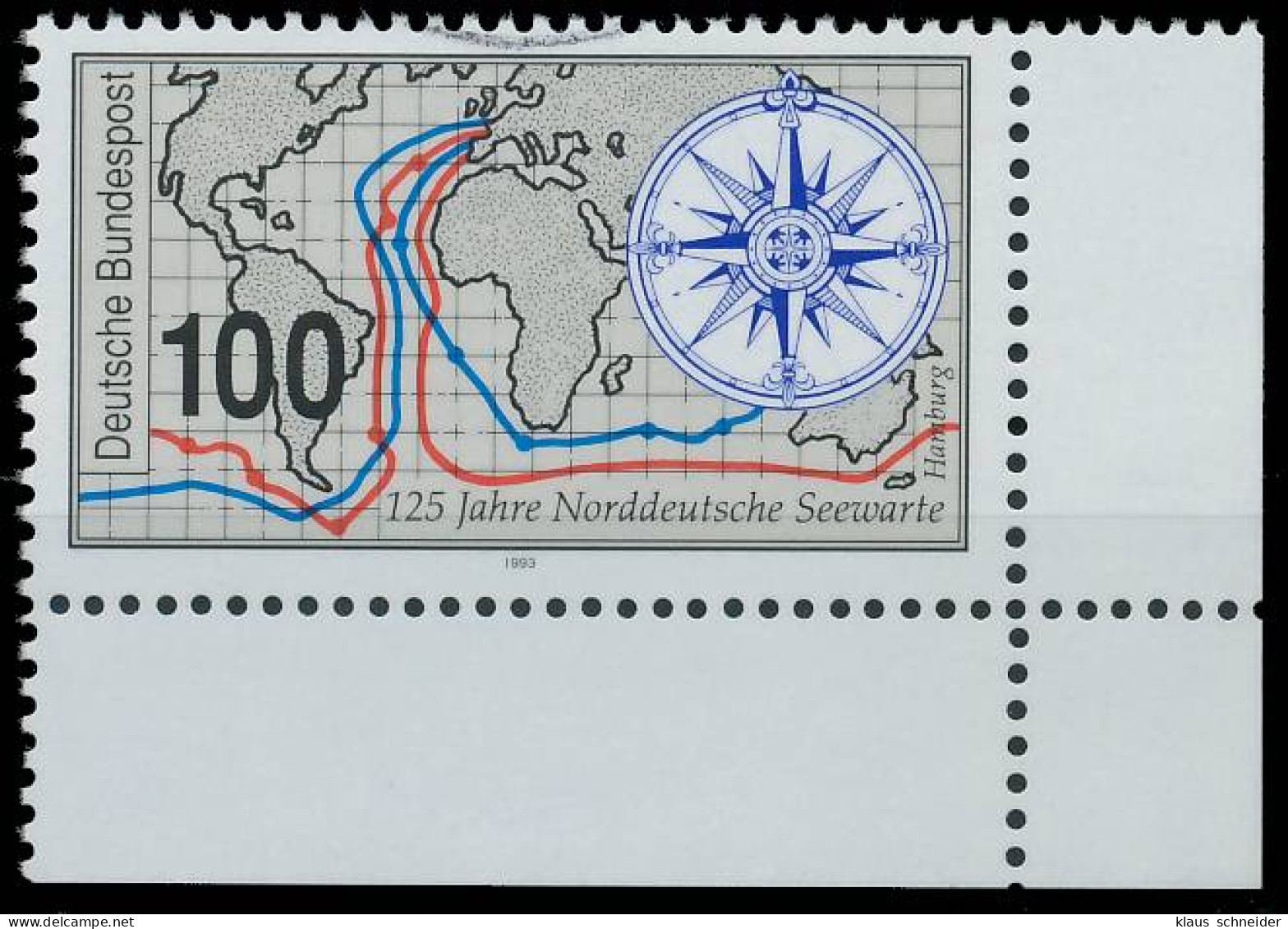 BRD BUND 1993 Nr 1647 Postfrisch ECKE-URE X56F95E - Unused Stamps