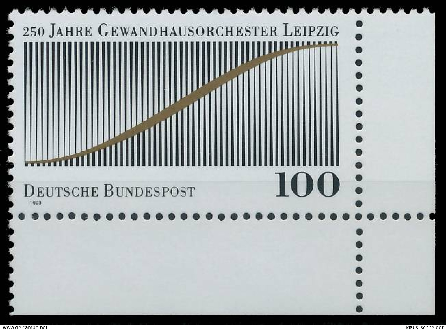BRD BUND 1993 Nr 1654 Postfrisch ECKE-URE X57293A - Unused Stamps