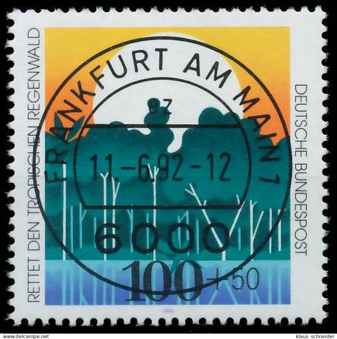 BRD BUND 1992 Nr 1615 Zentrisch Gestempelt X572B72 - Used Stamps