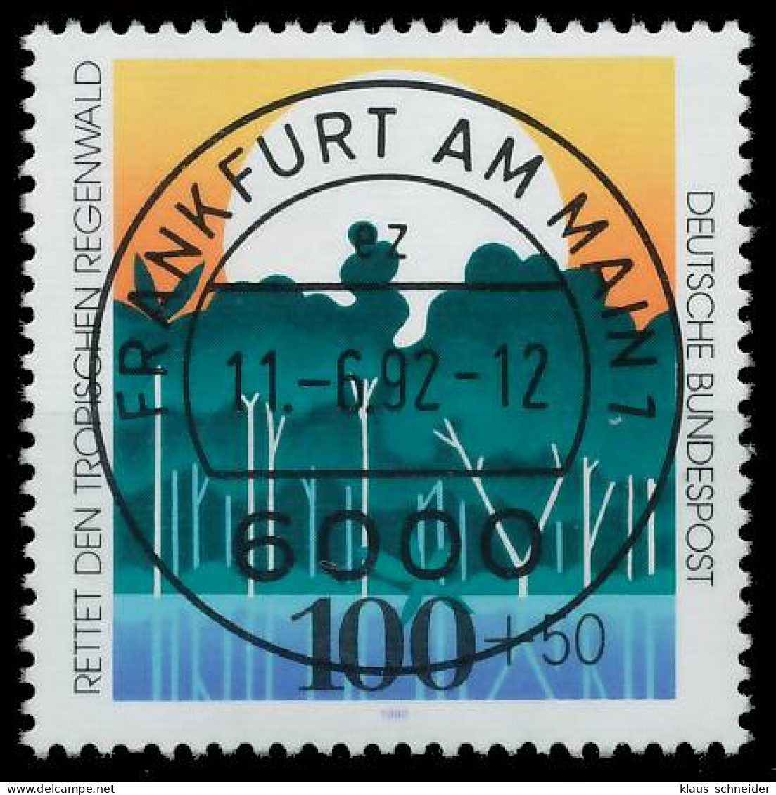 BRD BUND 1992 Nr 1615 Zentrisch Gestempelt X572B76 - Used Stamps