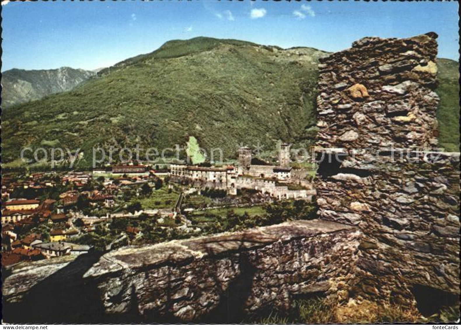 11875528 Bellinzona Panorama Mit Schloss Von Uri Neue Militaerkaserne Bellinzona - Autres & Non Classés