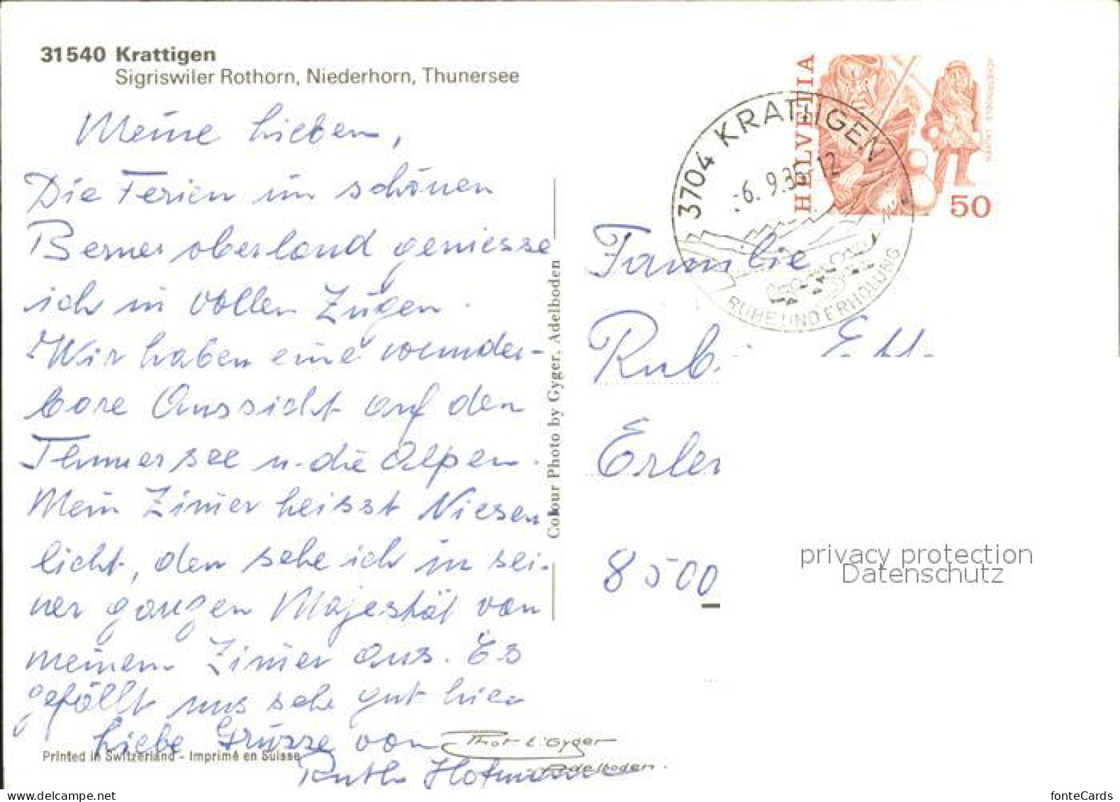 11875510 Krattigen Sigriswiler Rothorn Niederhorn Thunersee Krattigen - Autres & Non Classés