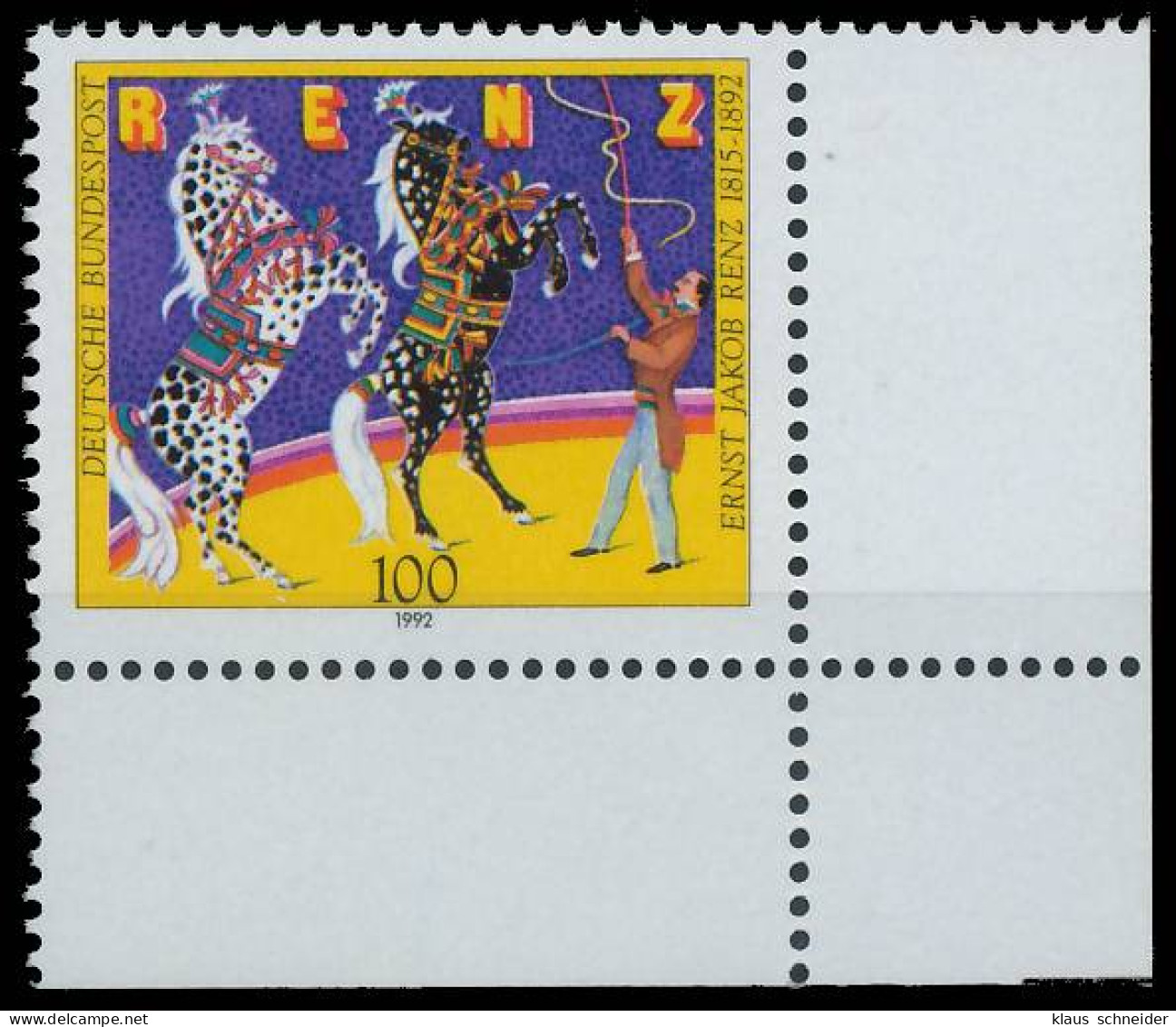 BRD BUND 1992 Nr 1600 Postfrisch ECKE-URE X572EE6 - Unused Stamps