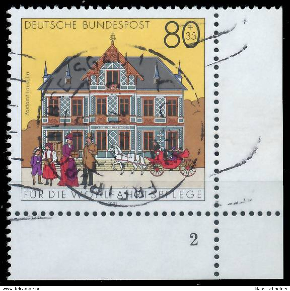 BRD BUND 1991 Nr 1566 Gestempelt FORMNUMMER 2 X572F96 - Used Stamps