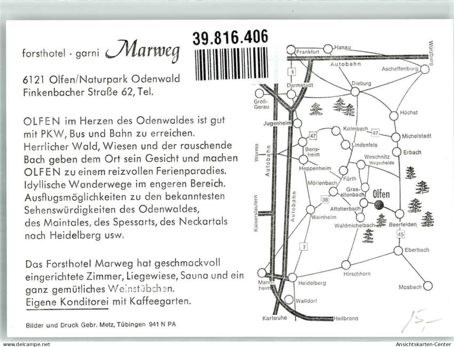 39816406 - Olfen , Odenw - Other & Unclassified