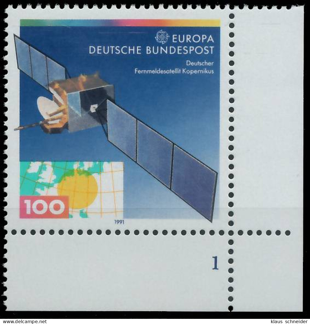 BRD BUND 1991 Nr 1527 Postfrisch FORMNUMMER 1 X575A8E - Neufs