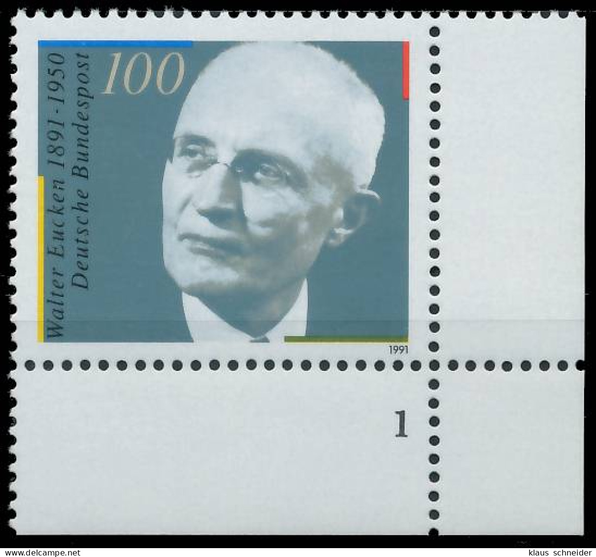 BRD BUND 1991 Nr 1494 Postfrisch FORMNUMMER 1 X575B5A - Unused Stamps
