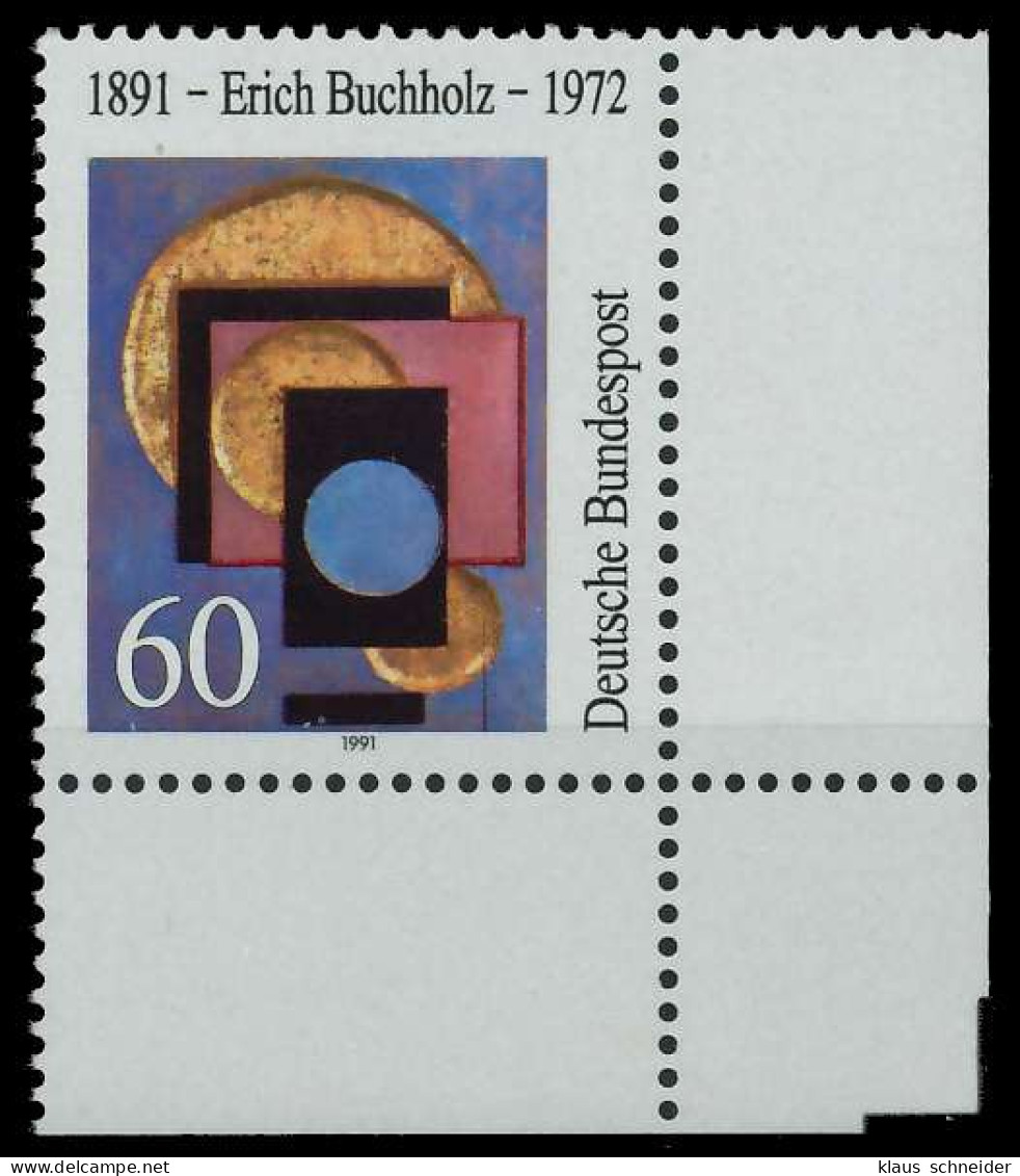 BRD BUND 1991 Nr 1493 Gestempelt ECKE-URE X85C316 - Used Stamps