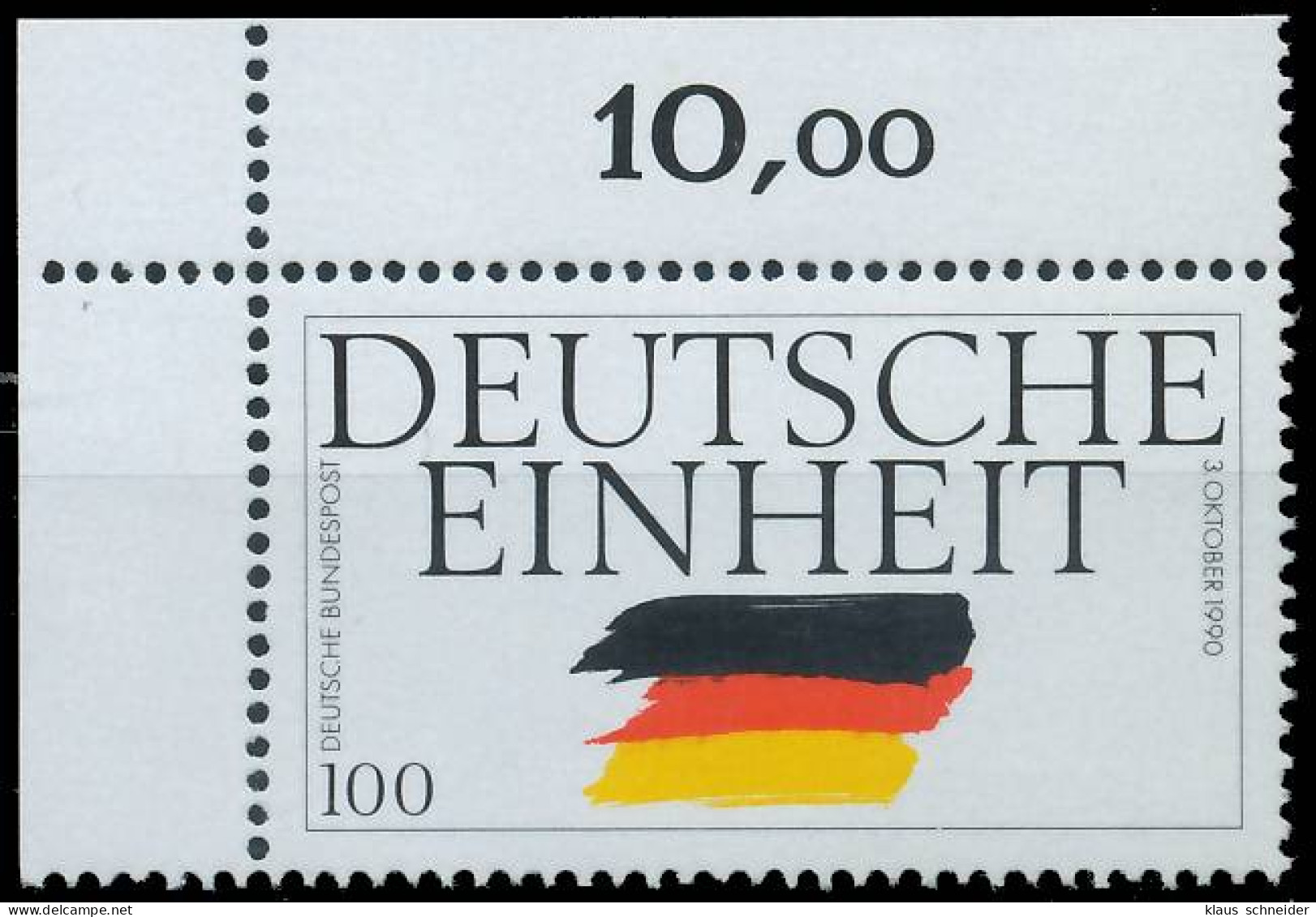 BRD BUND 1990 Nr 1478 Postfrisch ECKE-OLI X575CAA - Unused Stamps