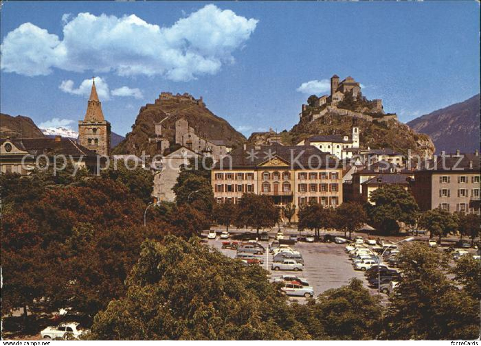 11875434 Sion VS Place De La Planta Chateau Sion - Autres & Non Classés