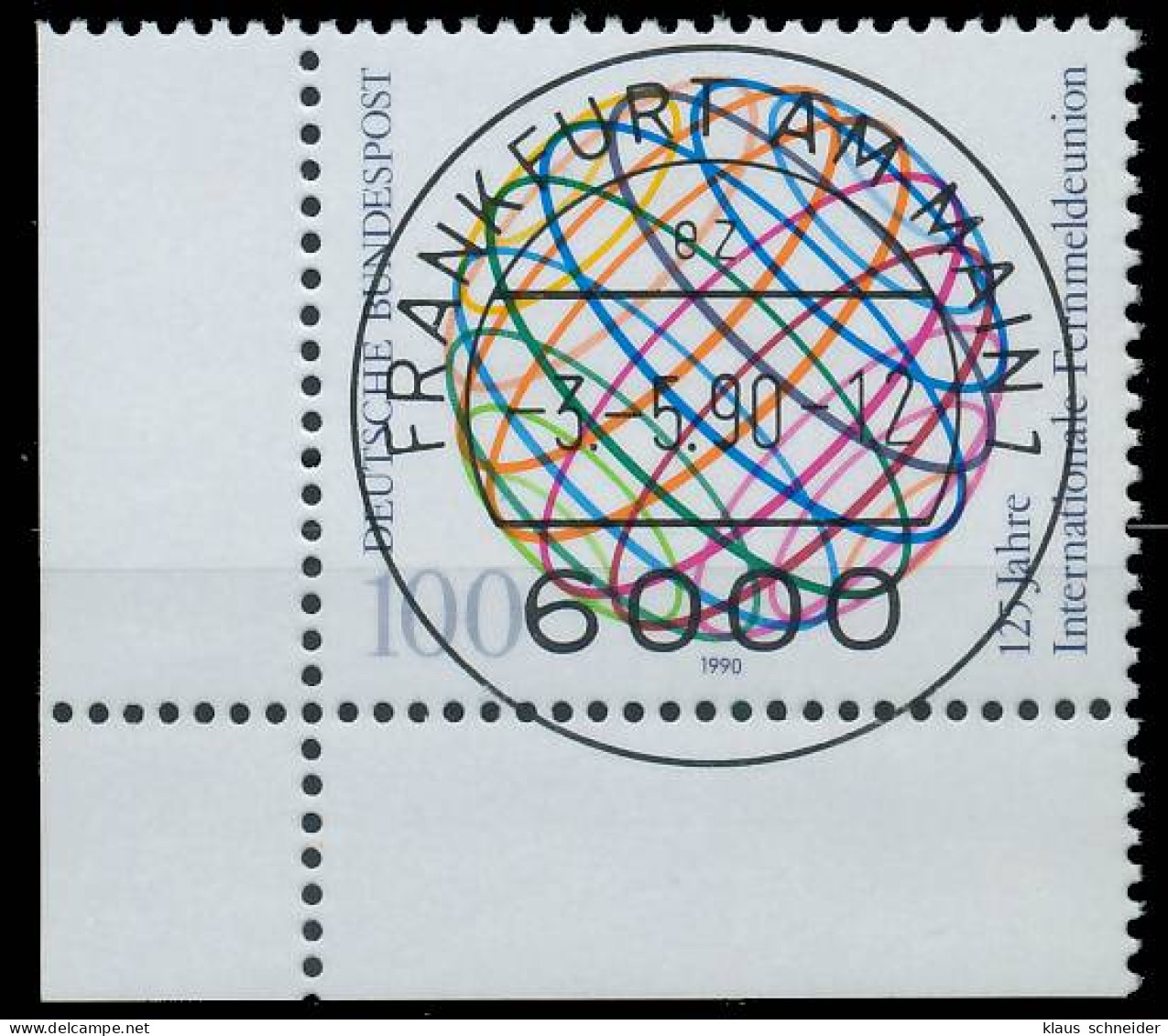 BRD BUND 1990 Nr 1464 Zentrisch Gestempelt ECKE-ULI X575D5A - Used Stamps