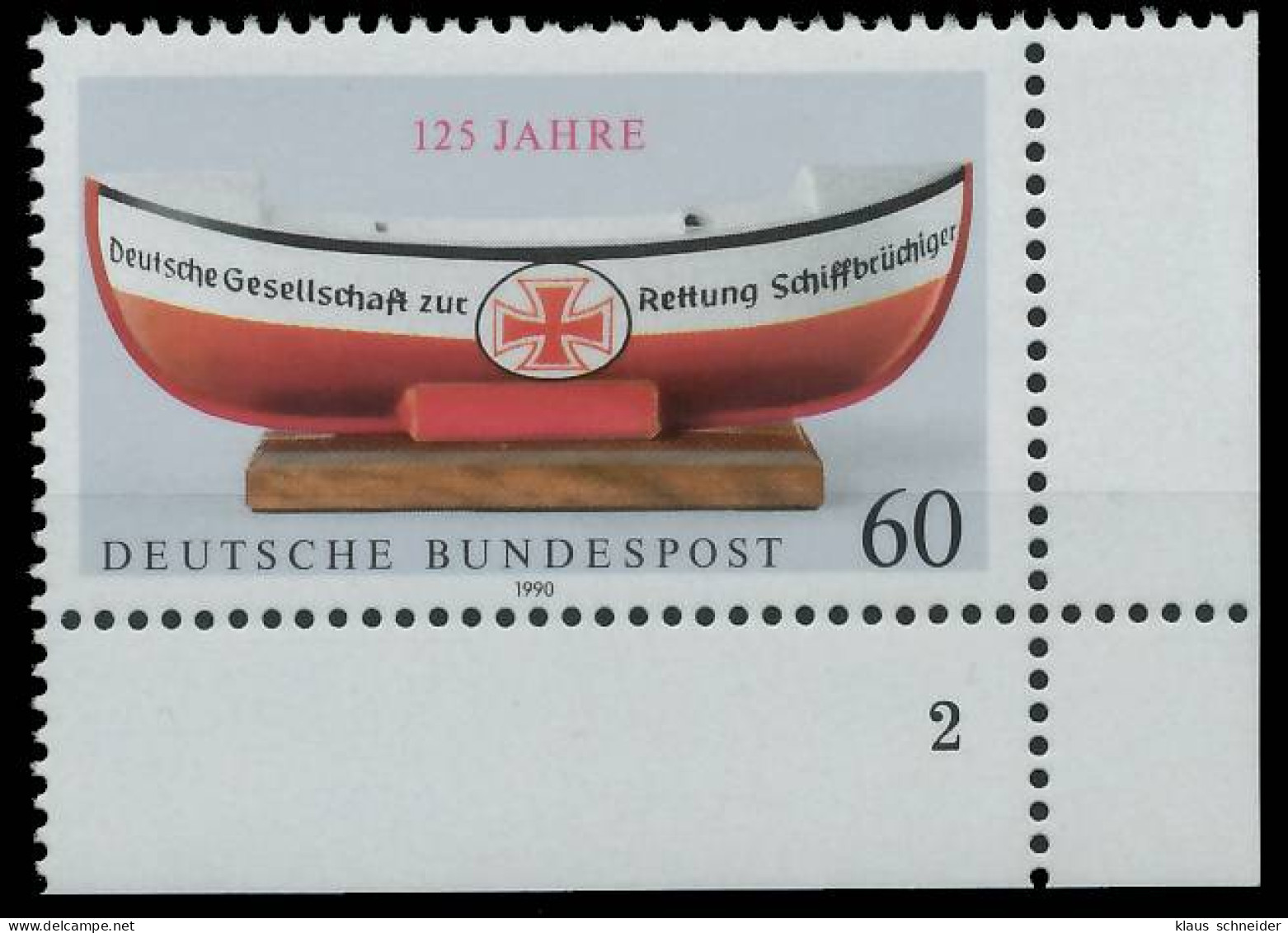 BRD BUND 1990 Nr 1465 Postfrisch FORMNUMMER 2 X575D86 - Unused Stamps