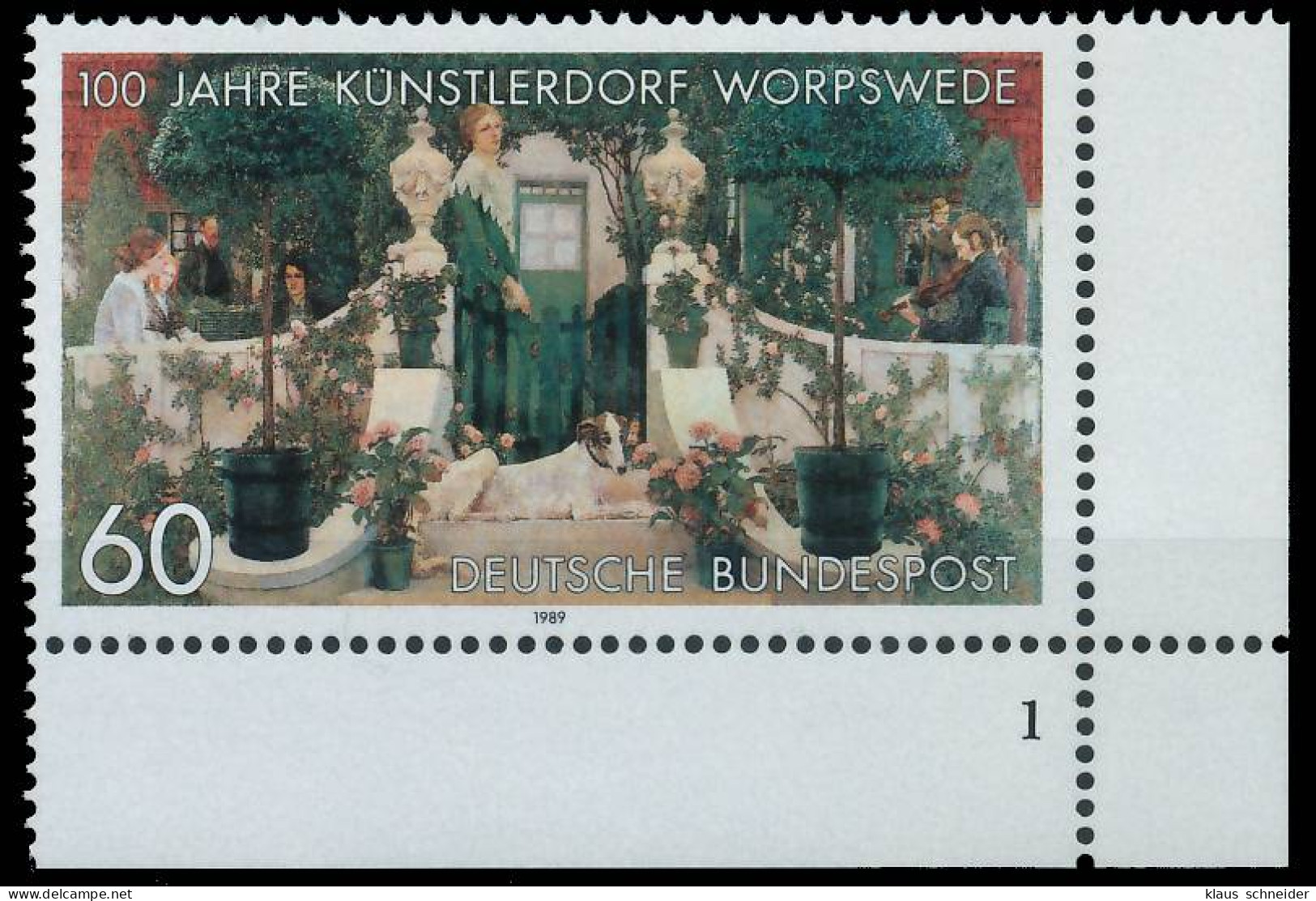 BRD BUND 1989 Nr 1430 Postfrisch FORMNUMMER 1 X575F6A - Unused Stamps