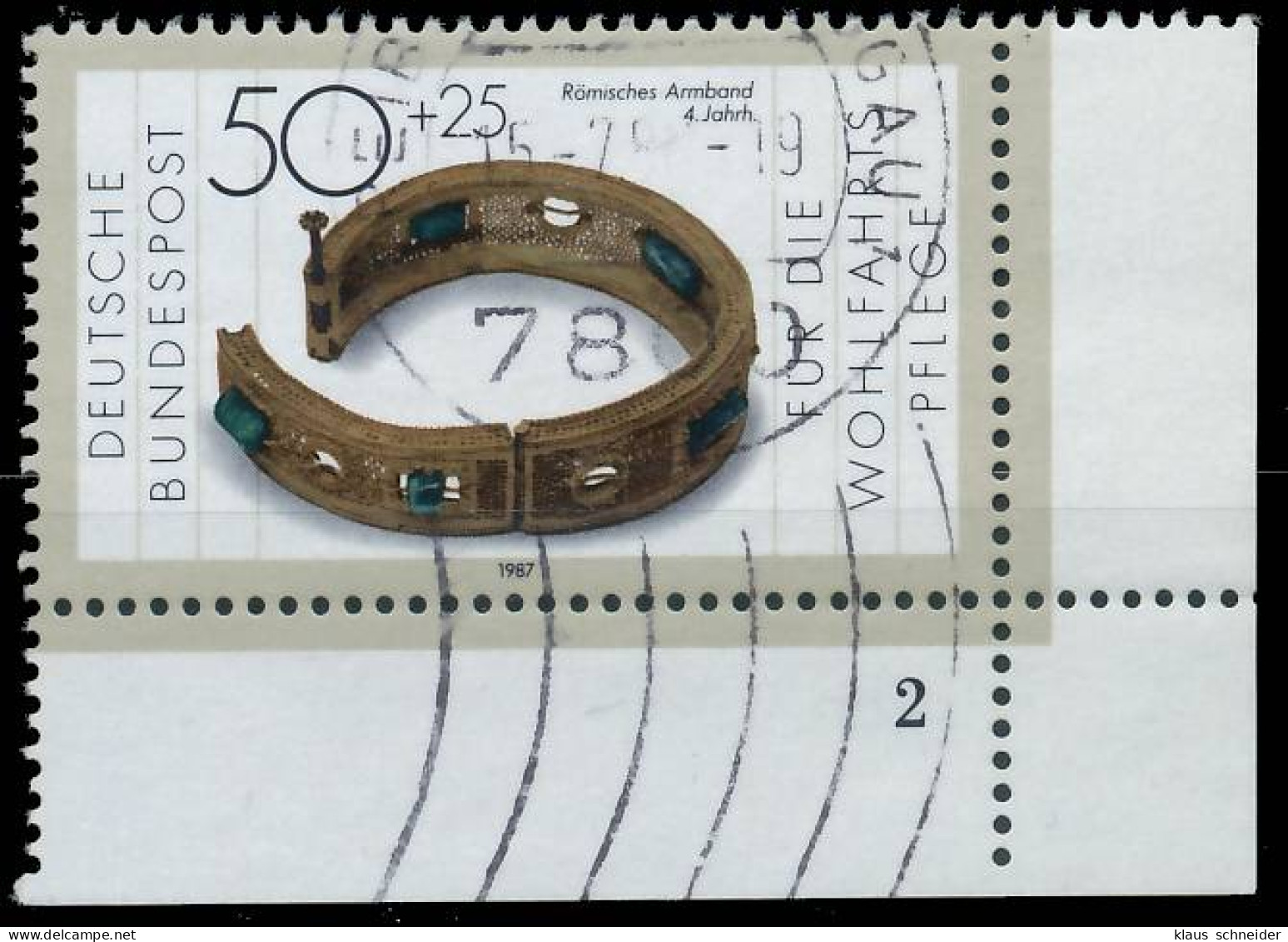 BRD BUND 1987 Nr 1333 Gestempelt FORMNUMMER 2 X576012 - Used Stamps