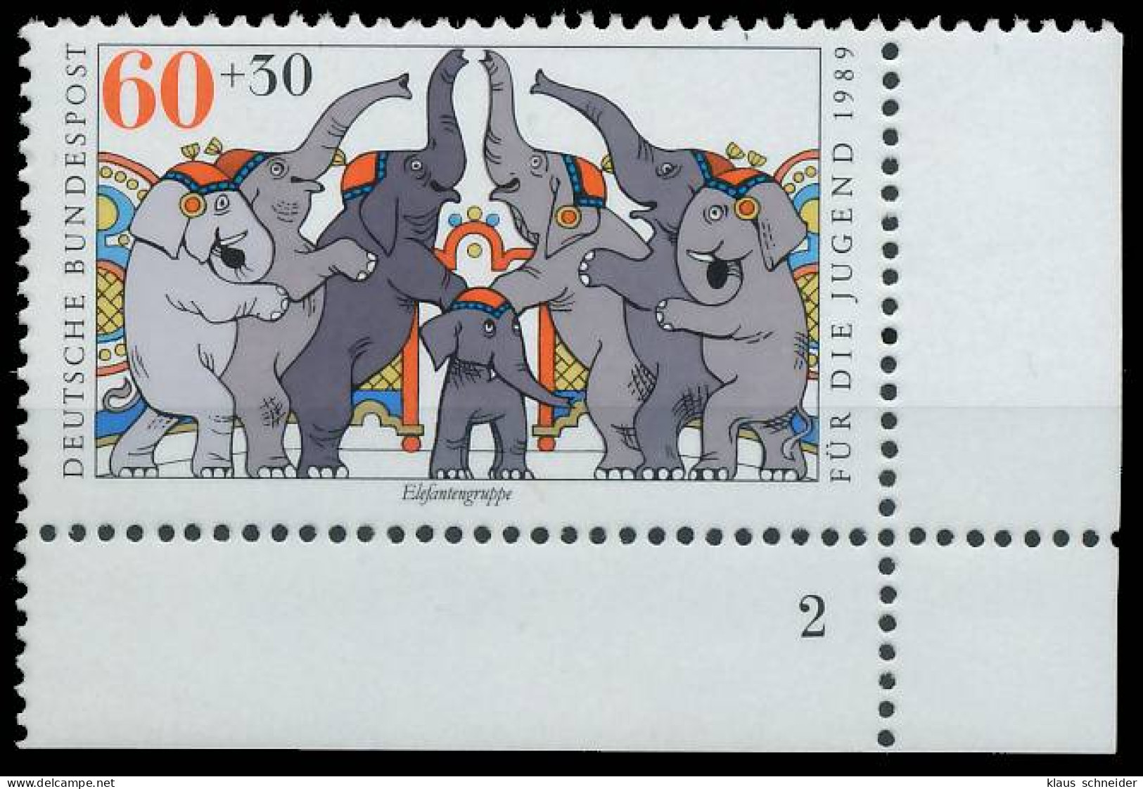 BRD BUND 1989 Nr 1411 Postfrisch FORMNUMMER 2 X579956 - Unused Stamps