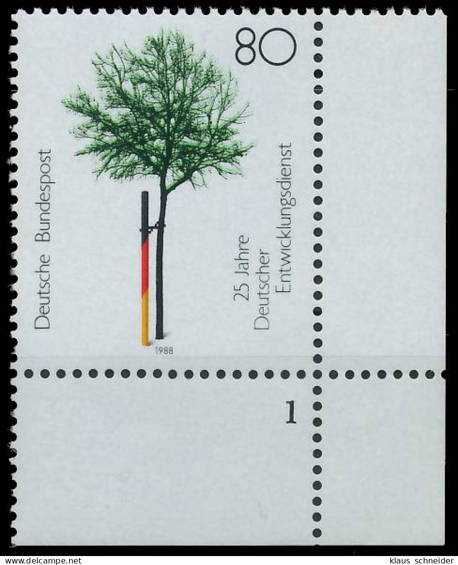 BRD BUND 1988 Nr 1373 Postfrisch FORMNUMMER 1 X579BBA - Unused Stamps