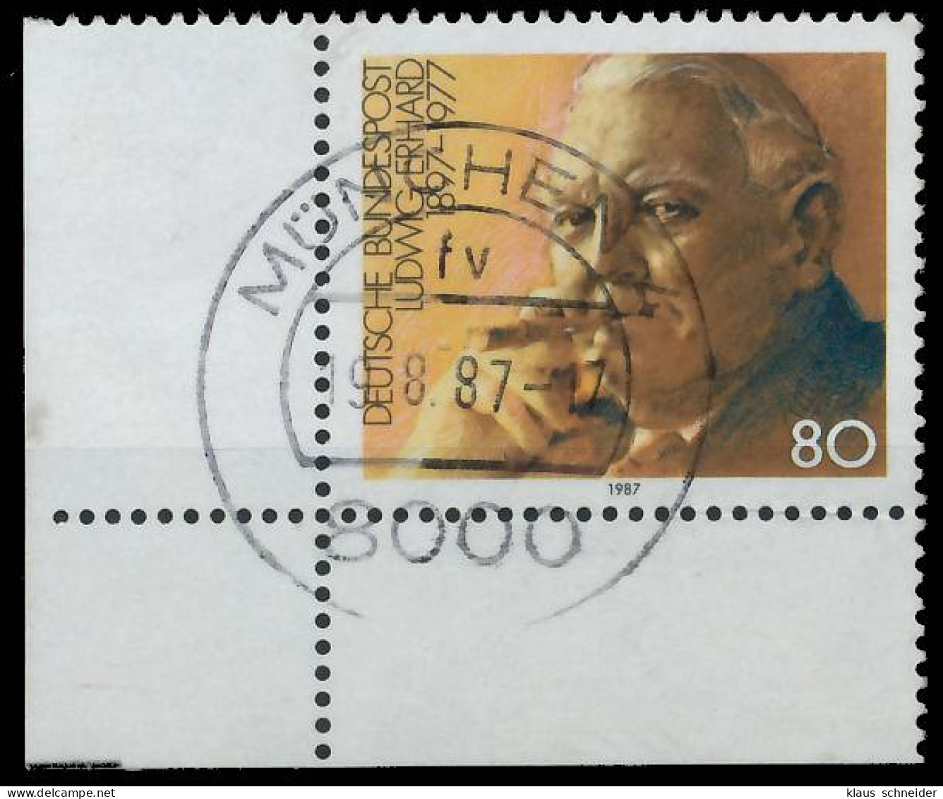 BRD BUND 1987 Nr 1308 Zentrisch Gestempelt ECKE-ULI X579CB6 - Used Stamps