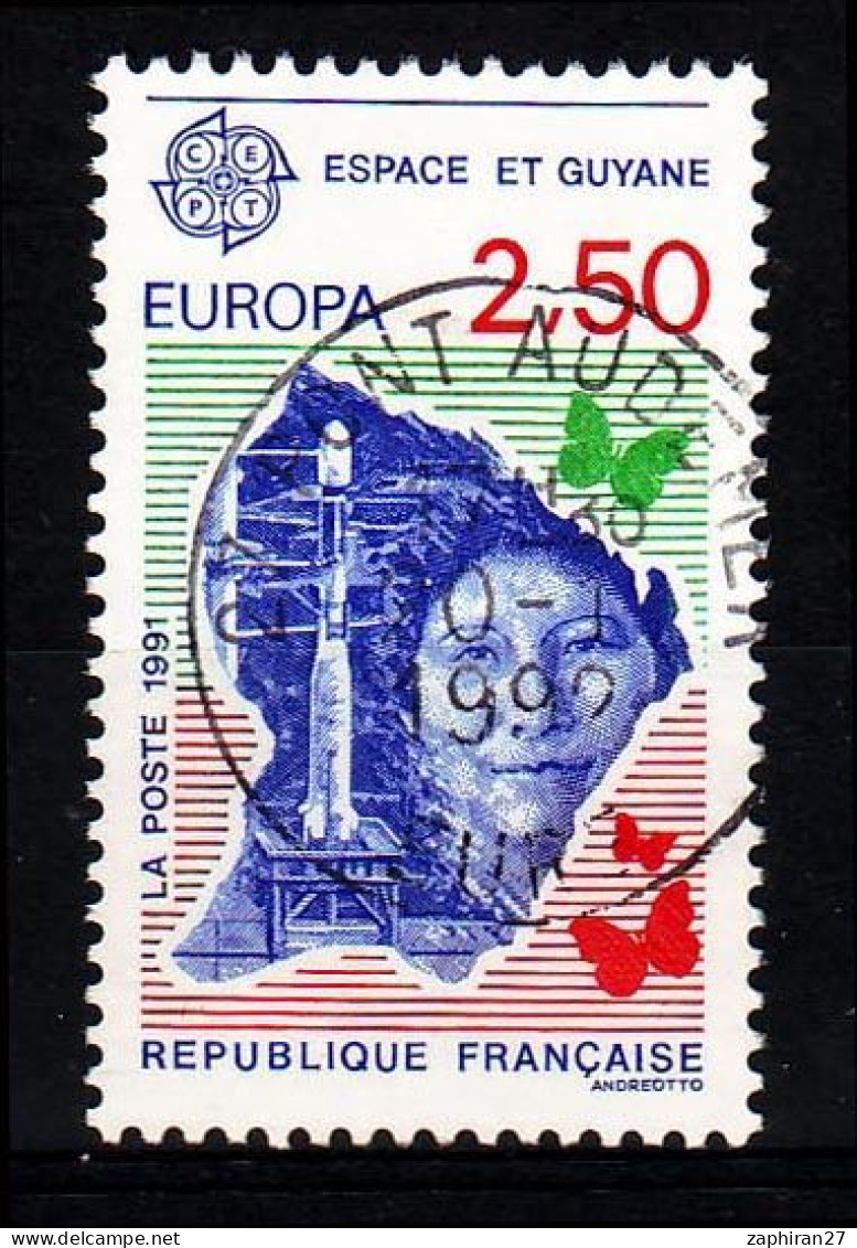 1991 N 2696 EUROPA ESPACE OBLITERE CACHET ROND  #234# - Usados