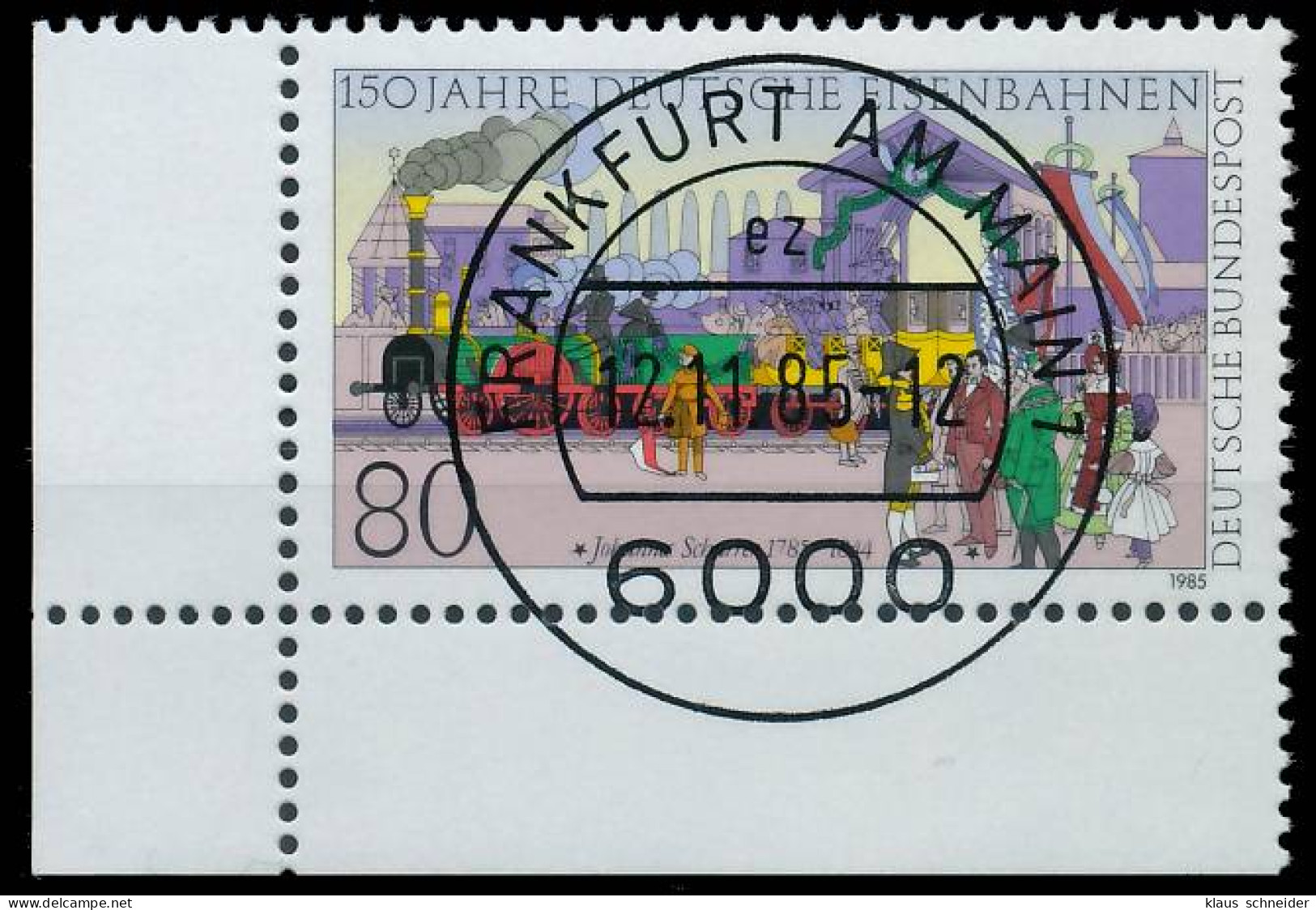 BRD BUND 1985 Nr 1264 Zentrisch Gestempelt ECKE-ULI X579DAE - Used Stamps